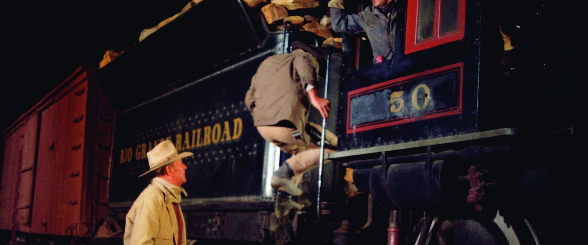The Train Robbers background