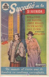 It Happened on Fifth Avenue poster