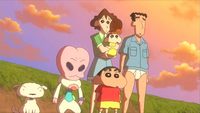 Crayon Shin-chan: Invasion!! Alien Shiriri poster
