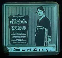 The Blue Bonnet poster