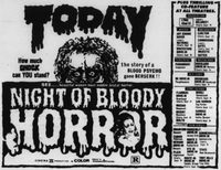 The Night of Bloody Horror poster