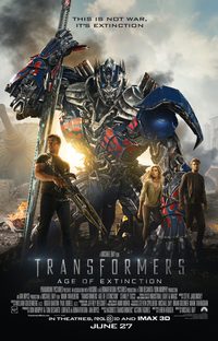 Transformers: Age of Extinction poster